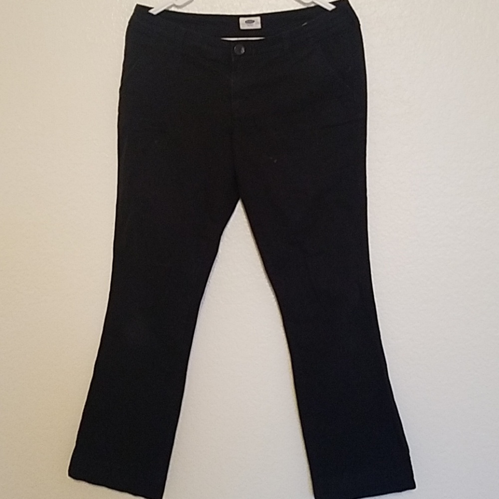 Black cotton pants